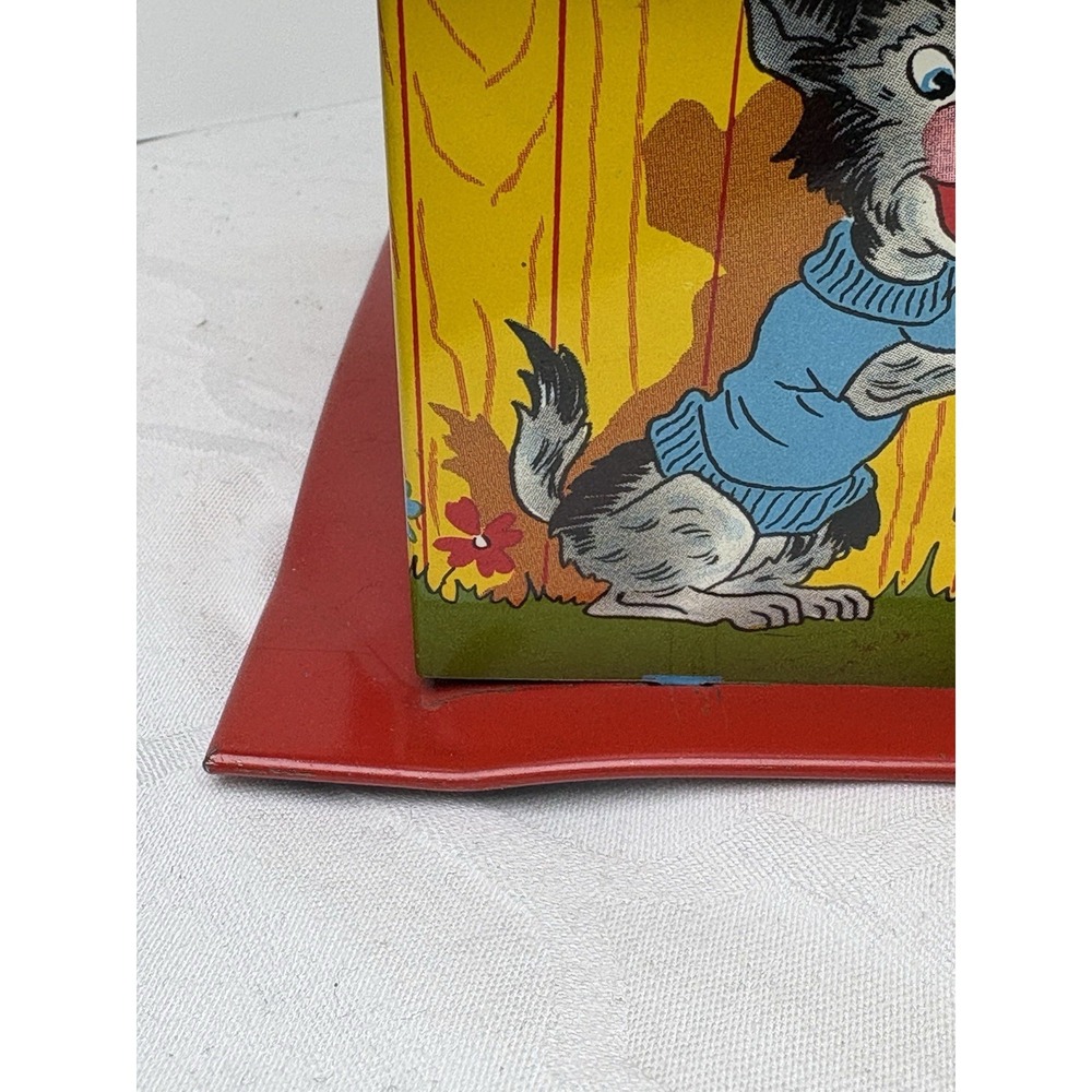 Fido's Musical Dog House Metal Toy Ohio Art Co. w/ Swiss Music Unit Vintage READ - Picture 7 of 16